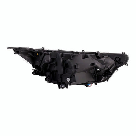 2019-2022 Toyota Rav4 Headlight Driver Side Led With Chrome Housing Japan Built – Angle View (TO2518201)