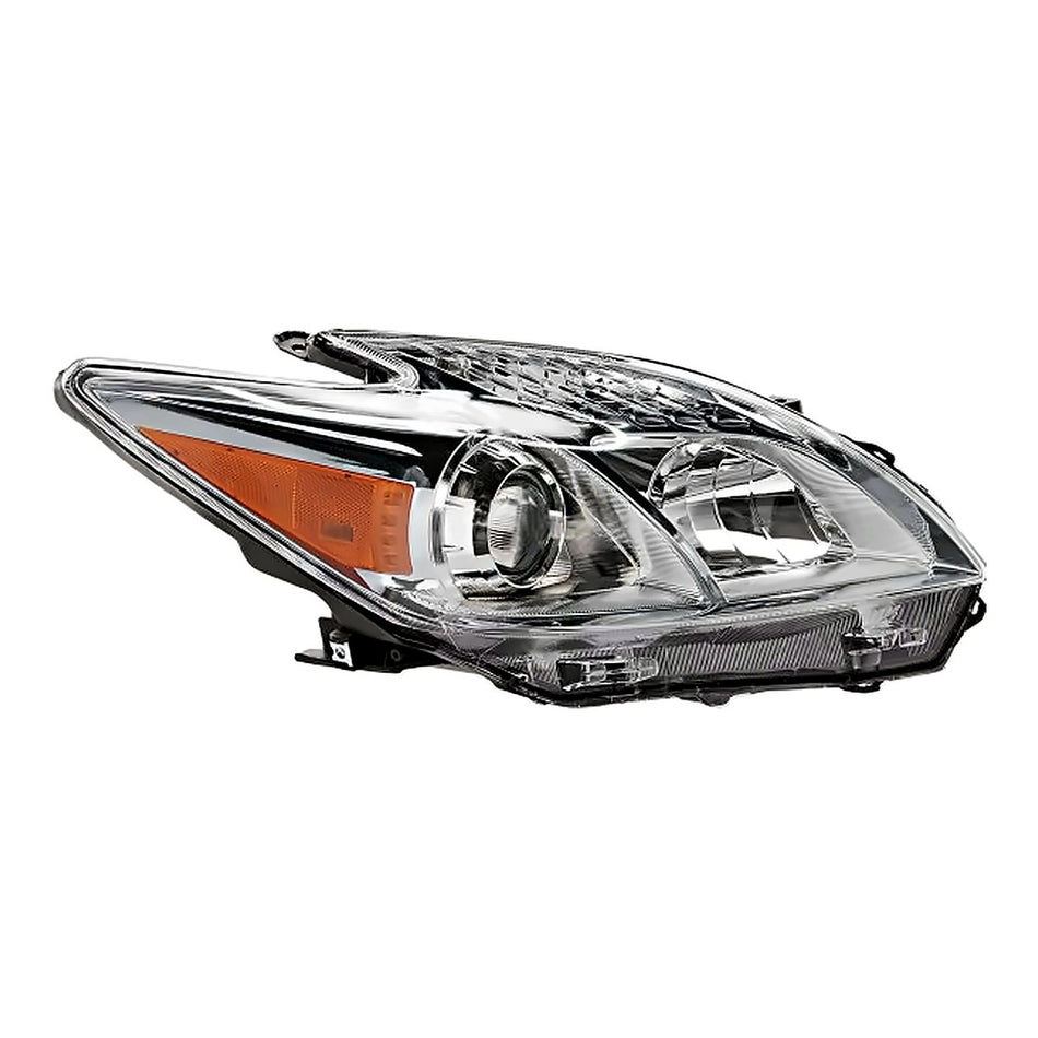 2010-2011 Toyota Prius Headlight Passenger Side Halogen – Side View (TO2519122)