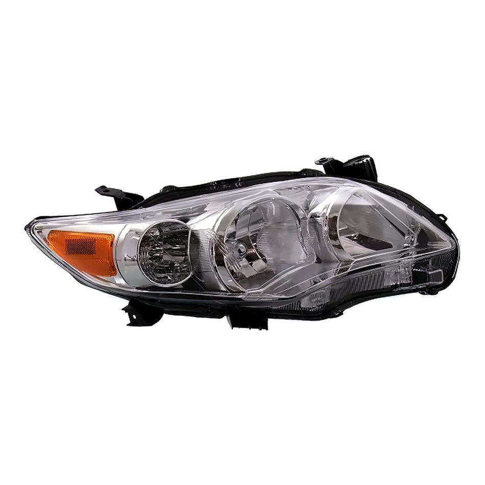 2011-2013 Toyota Corolla_Sedan Headlight Passenger Side Japan Built Base Ce Le – Front View (TO2519131)