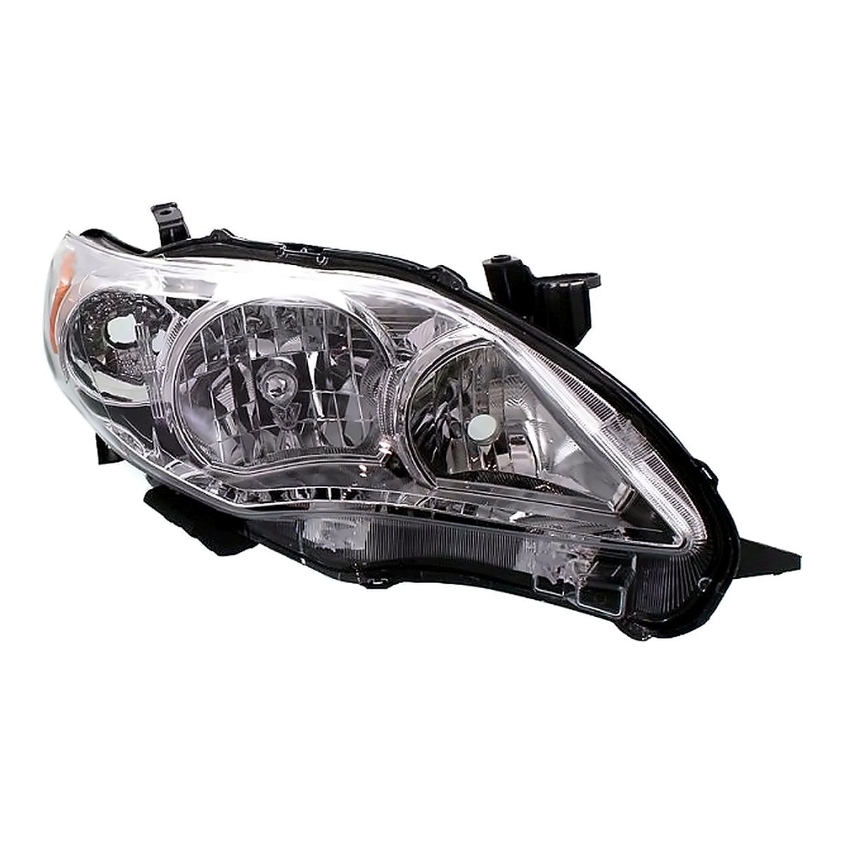 2011-2013 Toyota Corolla_Sedan Headlight Passenger Side Japan Built Base Ce Le – Angle View (TO2519131)