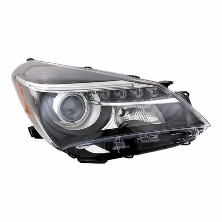 2015-2017 Toyota Yaris_Hatchback Headlight Passenger Side Halogen With Led Drl Se Model – Front View (TO2519151)