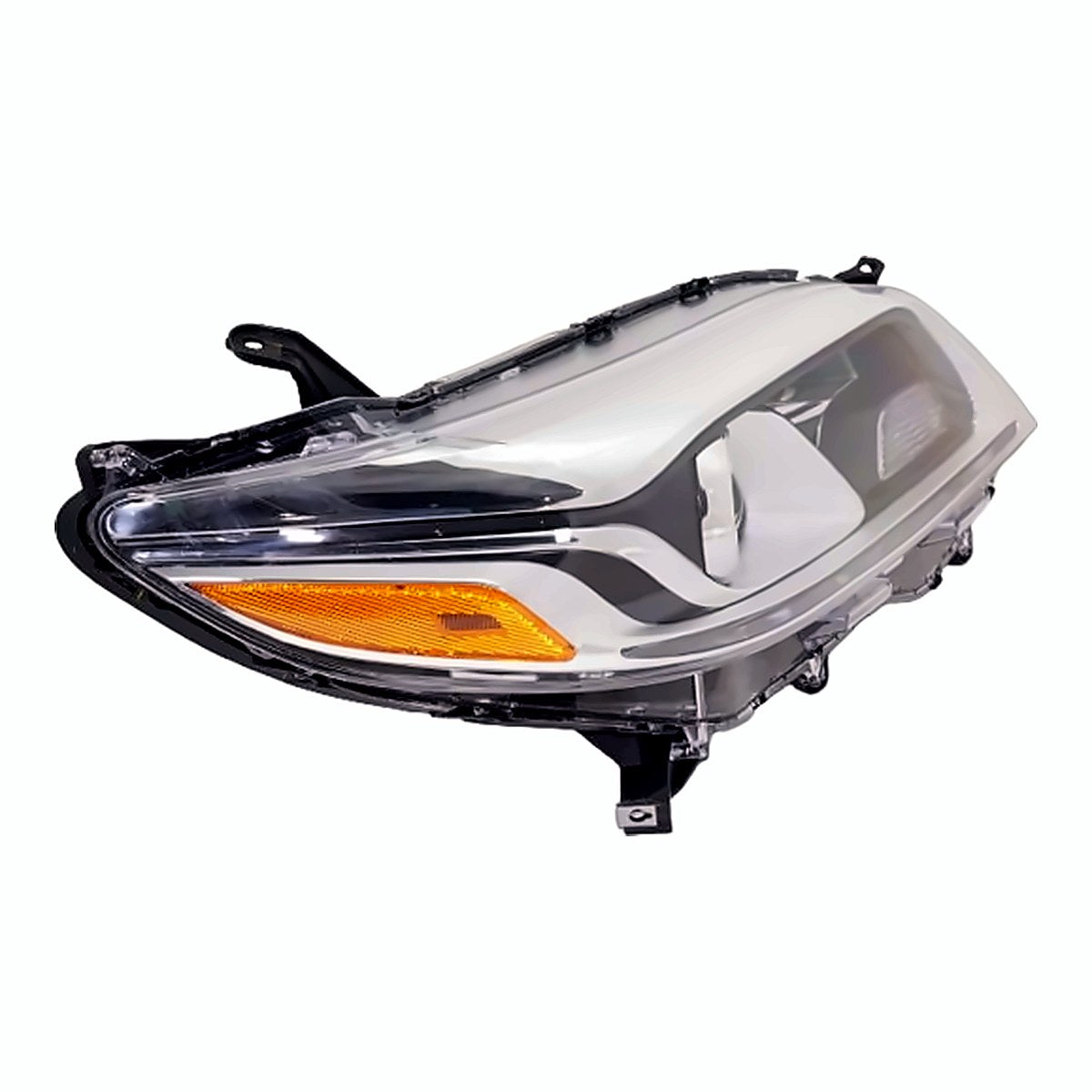2015-2020 Toyota Sienna Headlight Passenger Side Hid Chrome Bezel – Angle View (TO2519154)