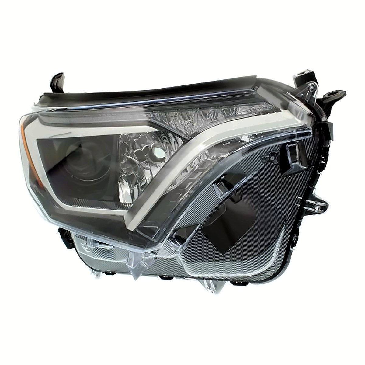 2016-2018 Toyota Rav4 Headlight Passenger Side Halogen Japan Built – Angle View (TO2519189)
