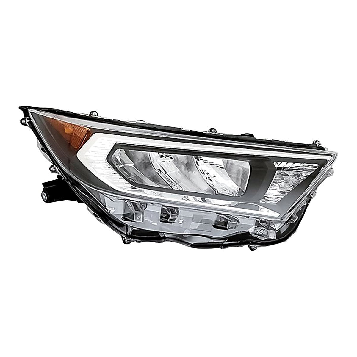 2019-2024 Toyota Rav4 Headlight Passenger Side Led With Chrome Housing Japan Built – TO2519201