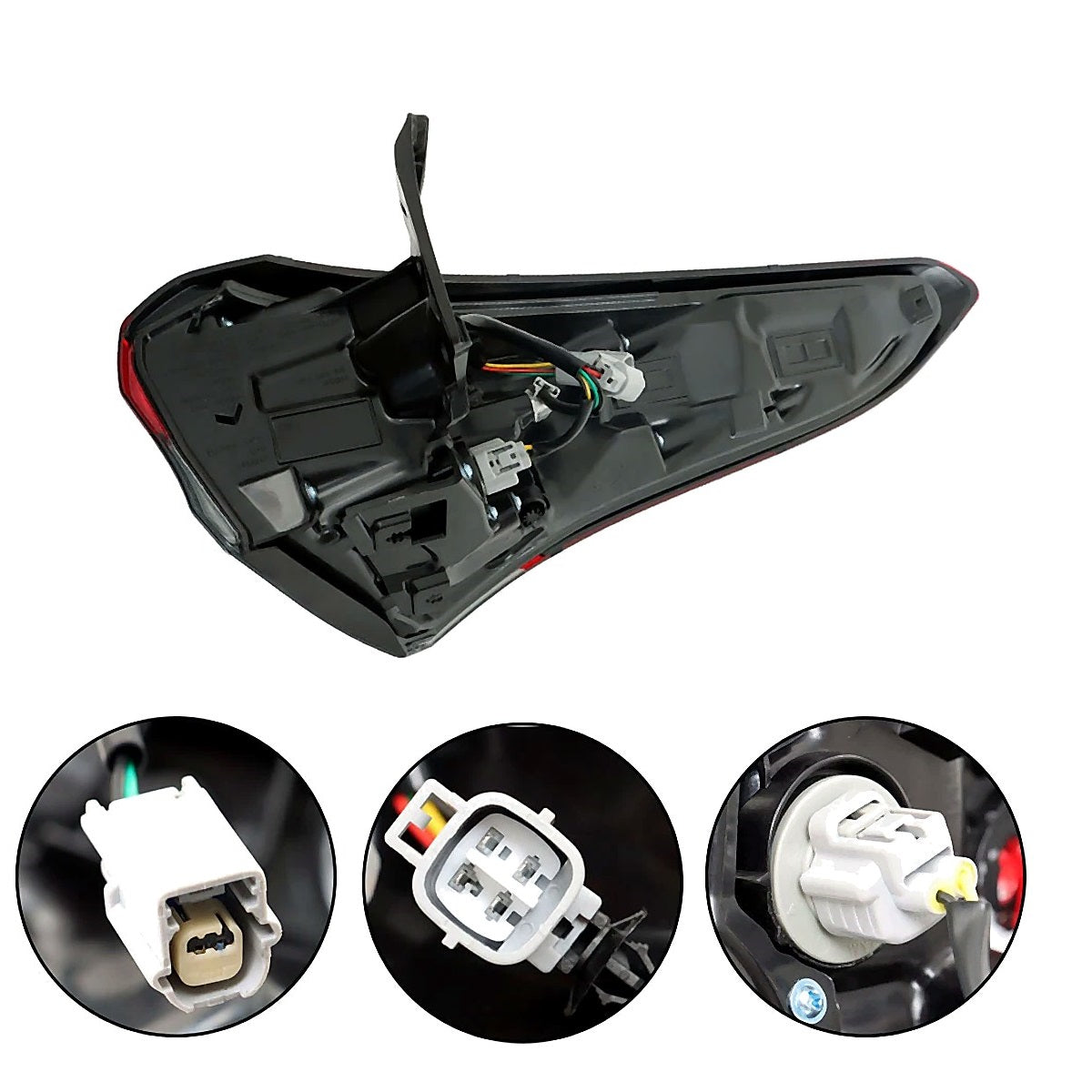 Rear View - 2020-2024 Toyota Highlander LED Outer Tail Light Driver Side LH Factory Fit Quality TO2804156