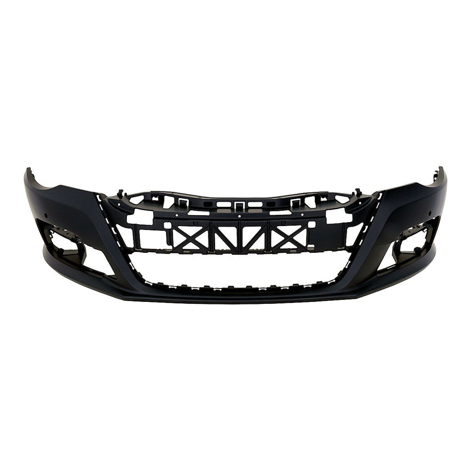 2009-2012 Volkswagen Cc Bumper Front Primed With Sensor Without Headlight Washer Hole_VW1000183