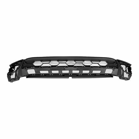 2018-2021 Volkswagen Tiguan Grille Support (Lower Center Grille/ Bezels Mounted To This Piece) Without R-Line Textured Black – Front View (VW1015107)