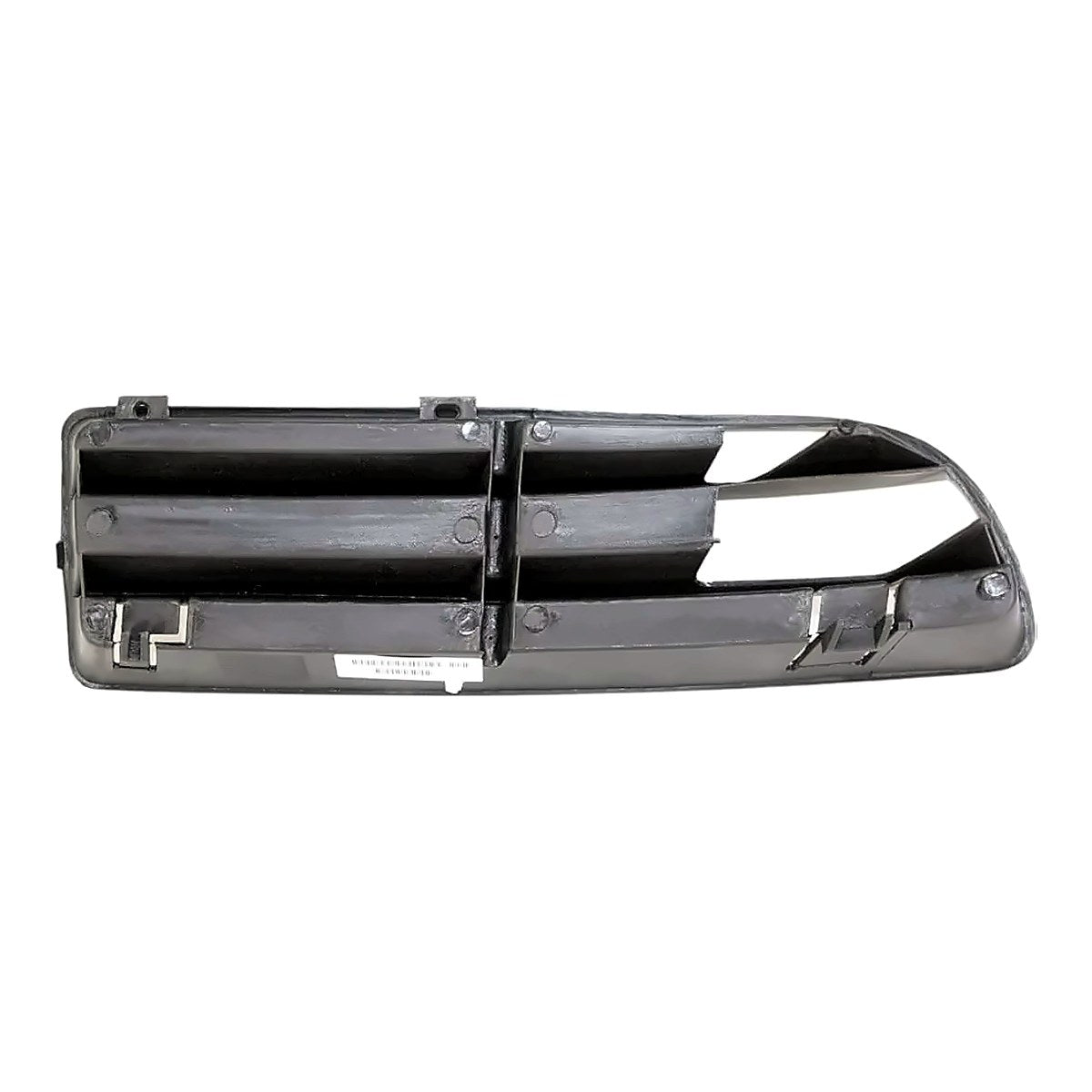 1999-2005 Volkswagen Jetta Grille Lower Driver Side Outer (Matte-Black) Plastic – Back View (VW1036102)