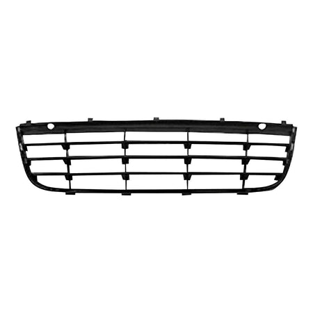 2005-2010 Volkswagen Jetta Grille Lower Center Matt-Black Exclude Gli – Front View (VW1036106)