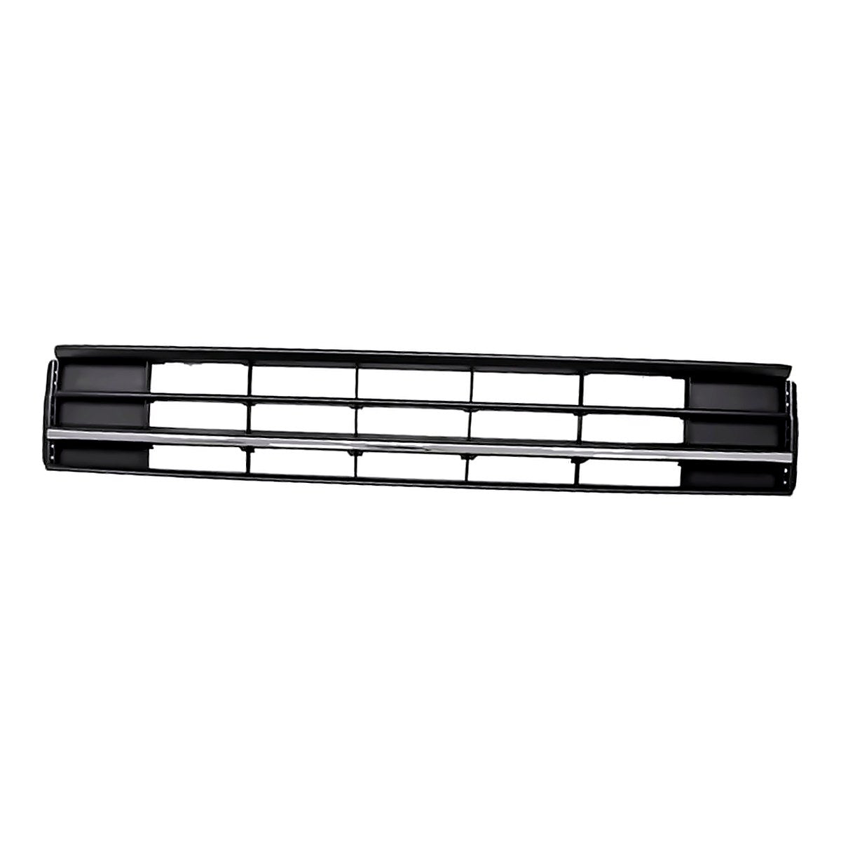2016-2019 Volkswagen Passat Grille Lower Center Textured Black With Chrome Bar Without Sensor/Gt/R-Line – Front View (VW1036141)
