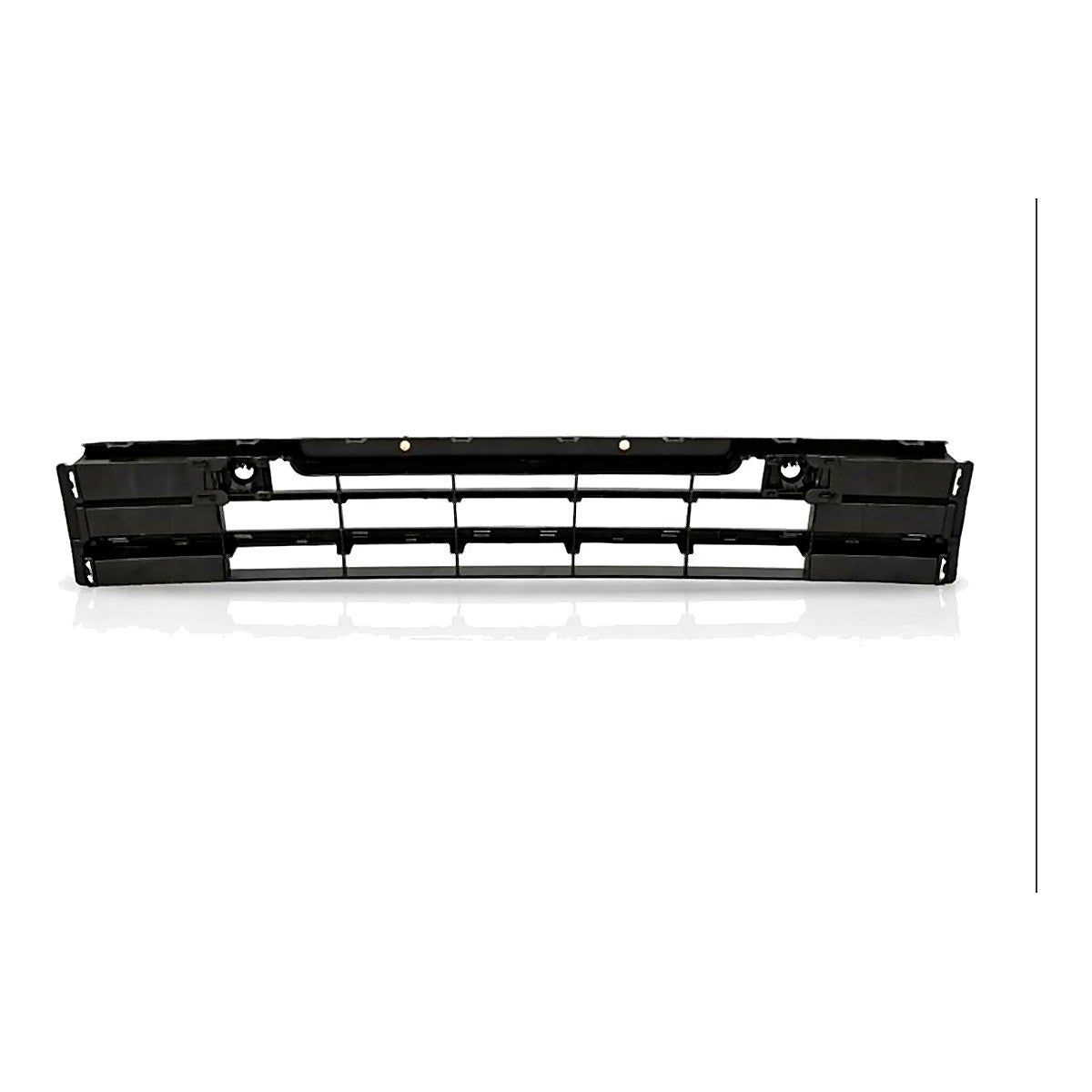 2016-2019 Volkswagen Passat Grille Lower Center Textured Black With Chrome Bar With Sensor Without Gt/R-Line – VW1036142-3