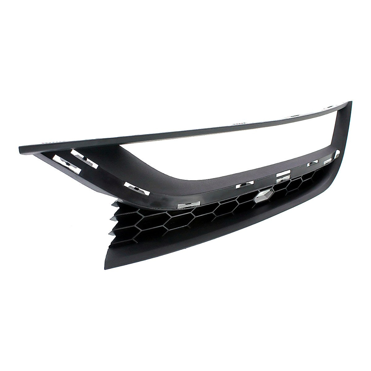 2012-2015 Volkswagen Passat Fog Light Bezel Front Driver Side Dark Gray Finish – Side View (VW1038122)