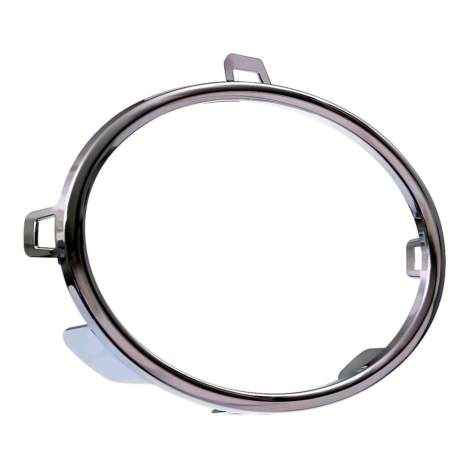 2010-2014 Volkswagen Golf Fog Light Trim Ring Front Driver Side Chrome Without R Model – Front View (VW1038126)