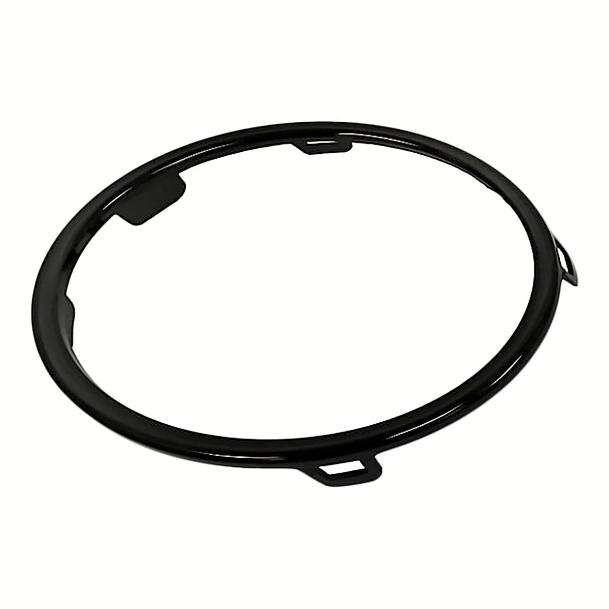 2010-2014 Volkswagen Golf Fog Light Trim Ring Front Driver Side (Black) Without R Model – Front View (VW1038127)