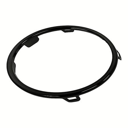 2010-2014 Volkswagen Golf Fog Light Trim Ring Front Driver Side (Black) Without R Model – Front View (VW1038127)