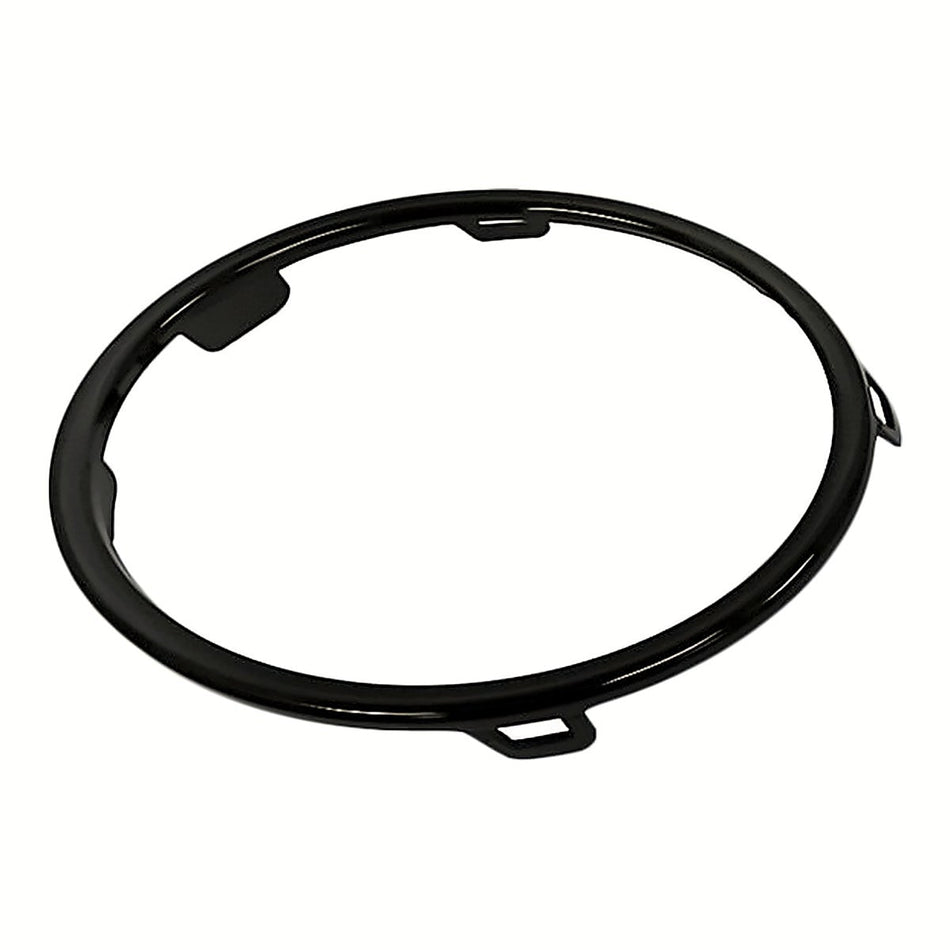 2010-2014 Volkswagen Golf Fog Light Trim Ring Front Driver Side (Black) Without R Model – Front View (VW1038127)