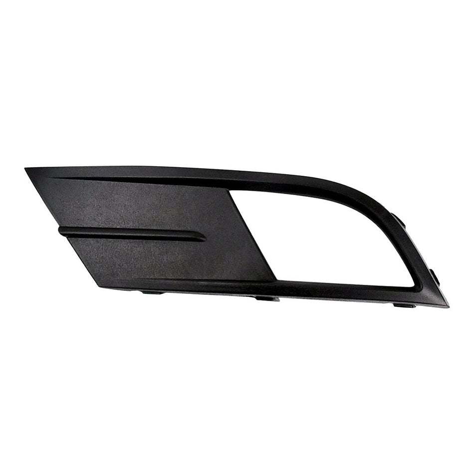 2015-2018 Volkswagen Jetta Fog Light Bezel Front Driver Side Black – Front View (VW1038133)