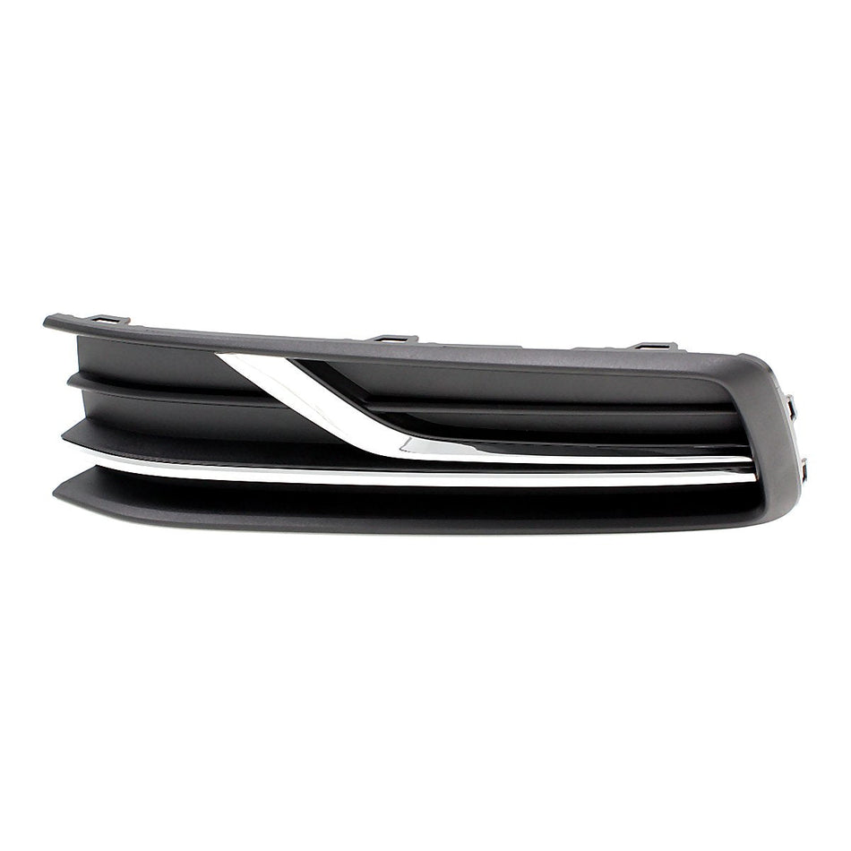 2016-2019 Volkswagen Passat Fog Light Cover Front Driver Side With Chrome Moulding – Front View (VW1038145)