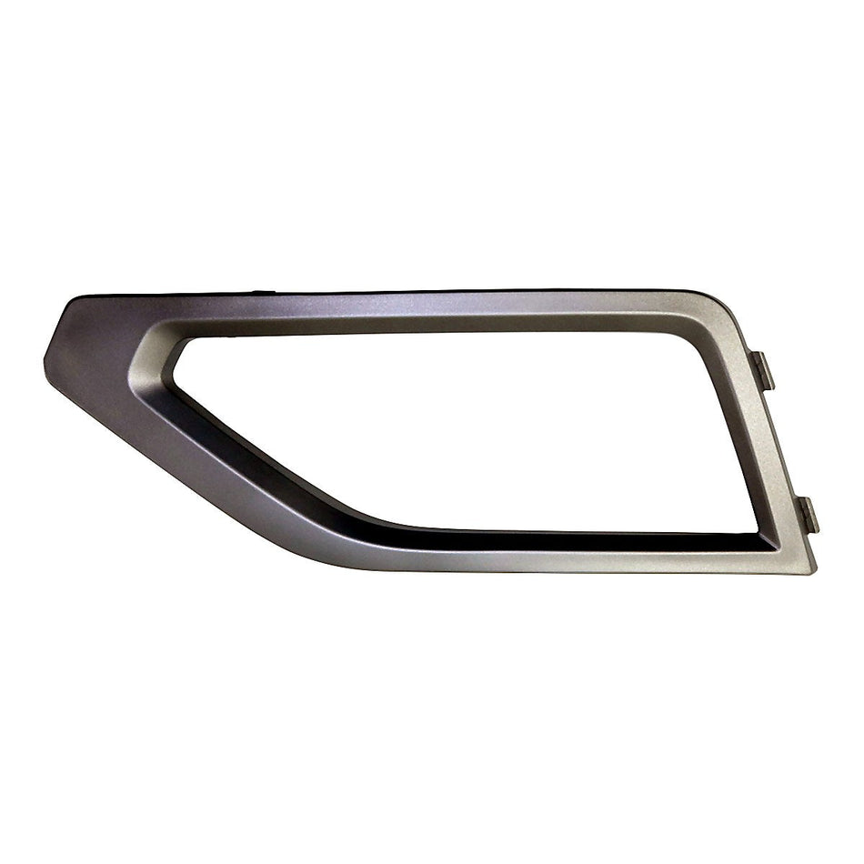 2018-2020 Volkswagen Atlas Fog Light Bezel Front Driver Side Ptd Silver Exclude R-Line Model – Front View (VW1038152)