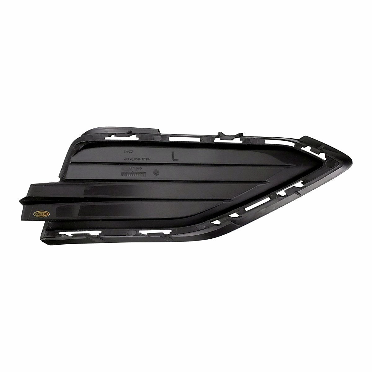 2019-2021 Volkswagen Jetta Fog Light Cover Front Driver Side Textured Black – Back View (VW1038159)