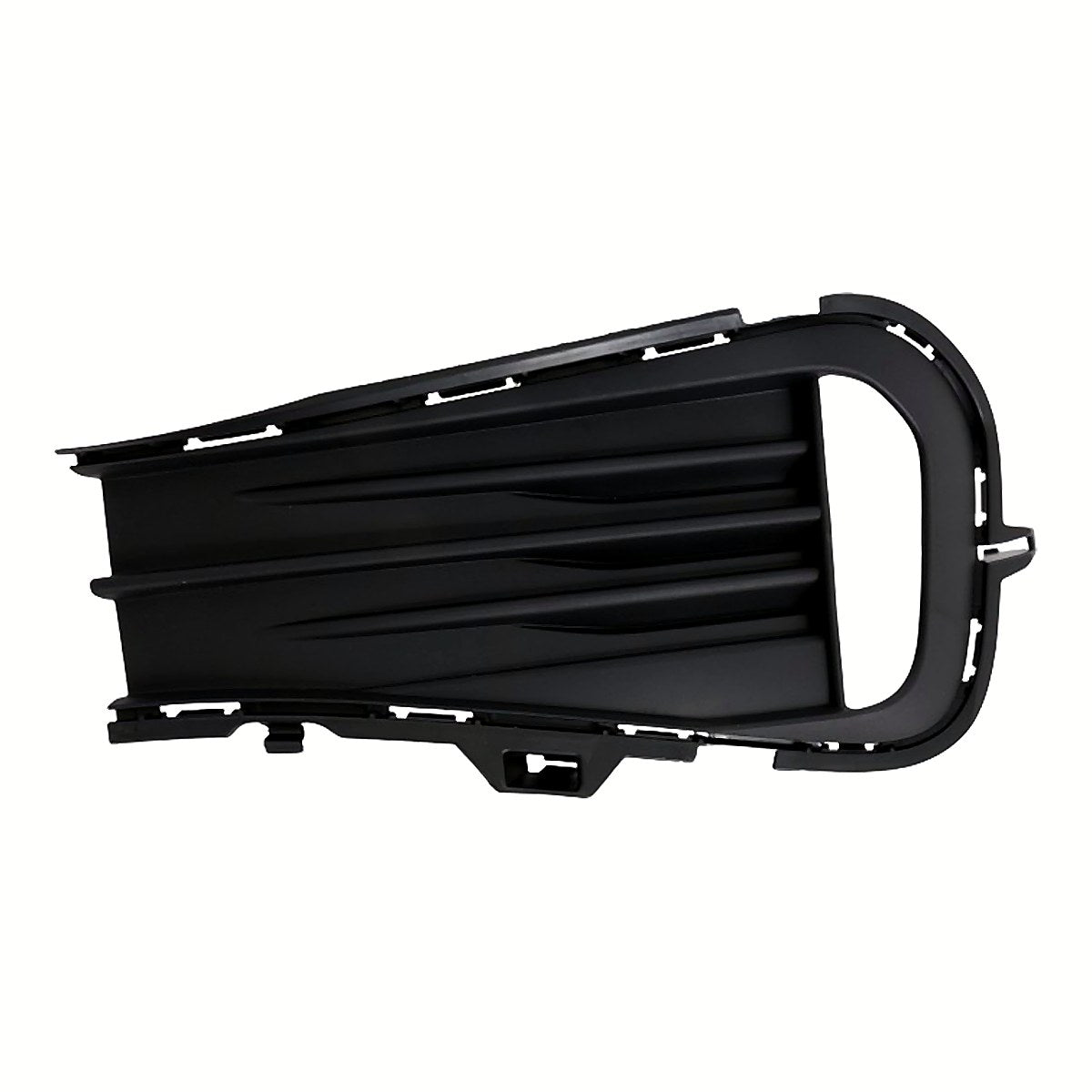 2022-2024 Volkswagen Jetta Fog Light Bezel Front Driver Side Textured Black Exclude Gli – Front View (VW1038176)