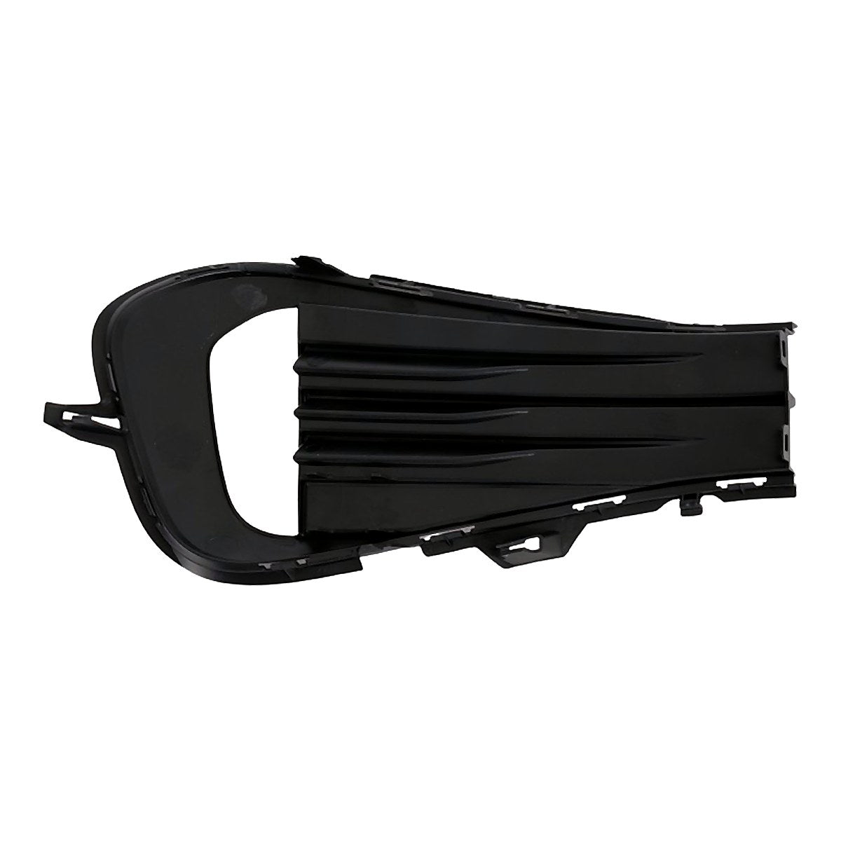 2022-2024 Volkswagen Jetta Fog Light Bezel Front Driver Side Textured Black Exclude Gli – Side View (VW1038176)