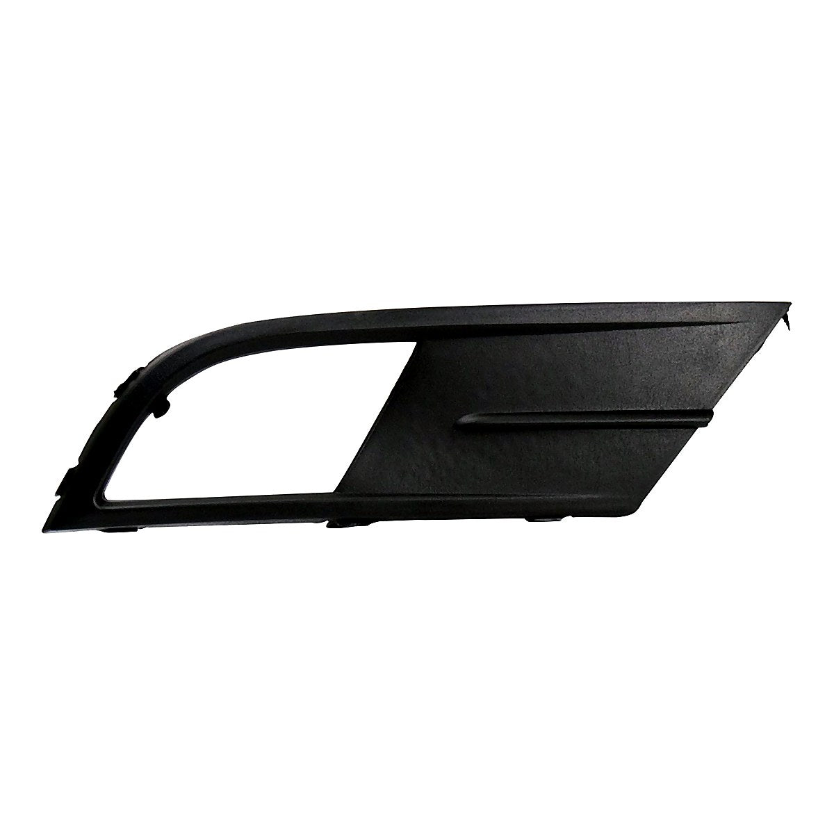2015-2018 Volkswagen Jetta Fog Light Bezel Front Passenger Side Black – Front View (VW1039133)