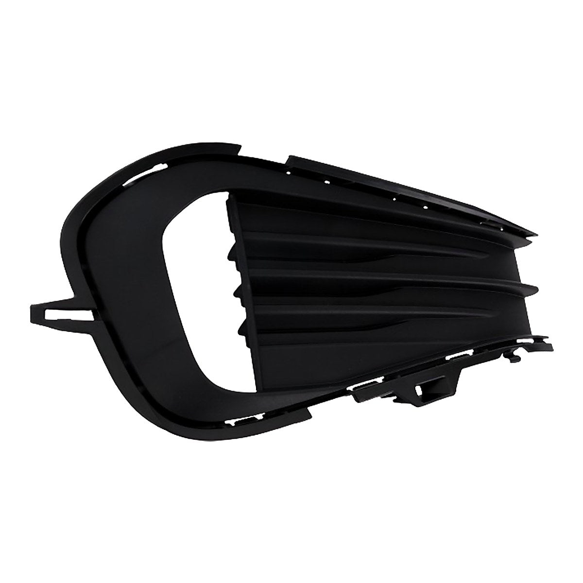 2022-2024 Volkswagen Jetta Fog Light Bezel Front Passenger Side Textured Black Exclude Gli – Side View (VW1039176)