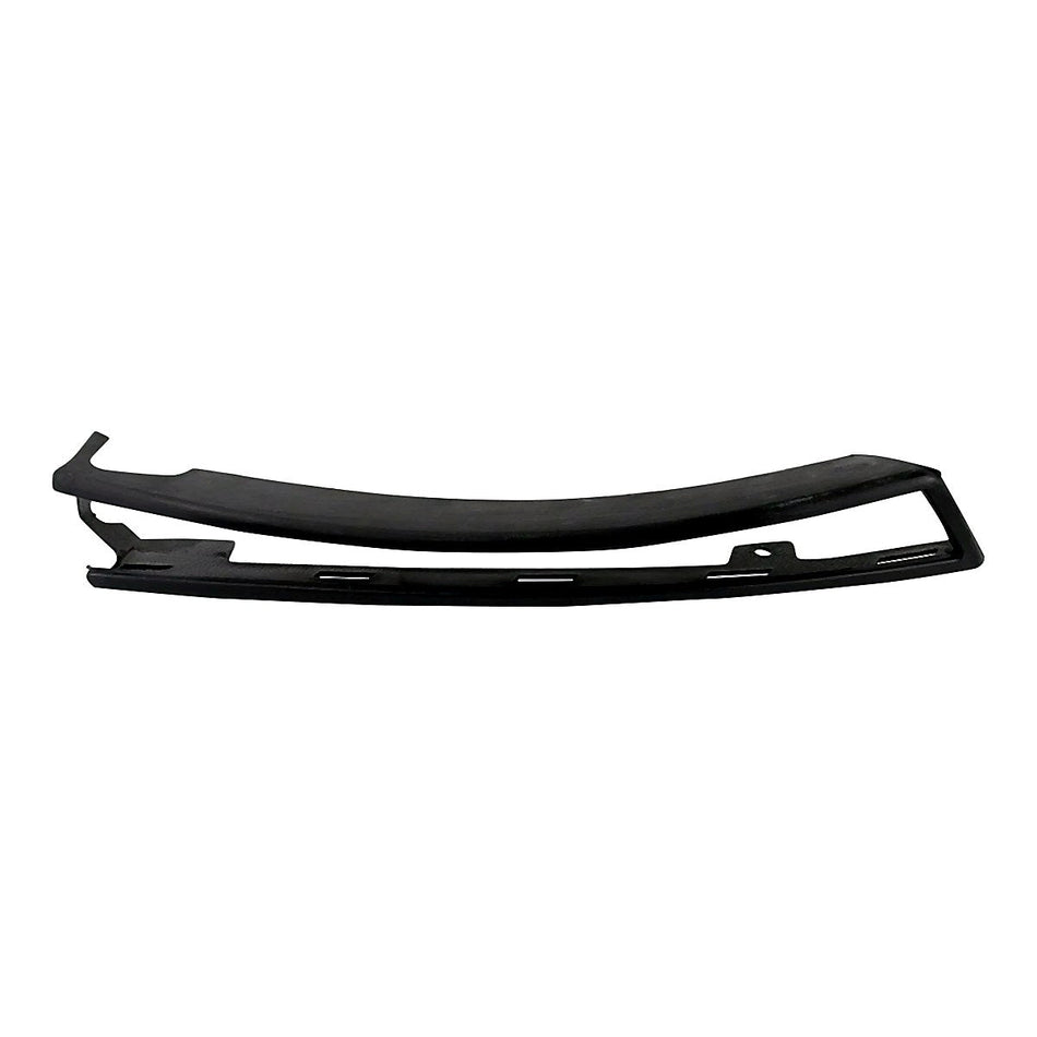 2006-2010 Volkswagen Passat Bumper Moulding Front Outer Passenger Side (Fits In Fog Hole) Smooth Black_VW1059101