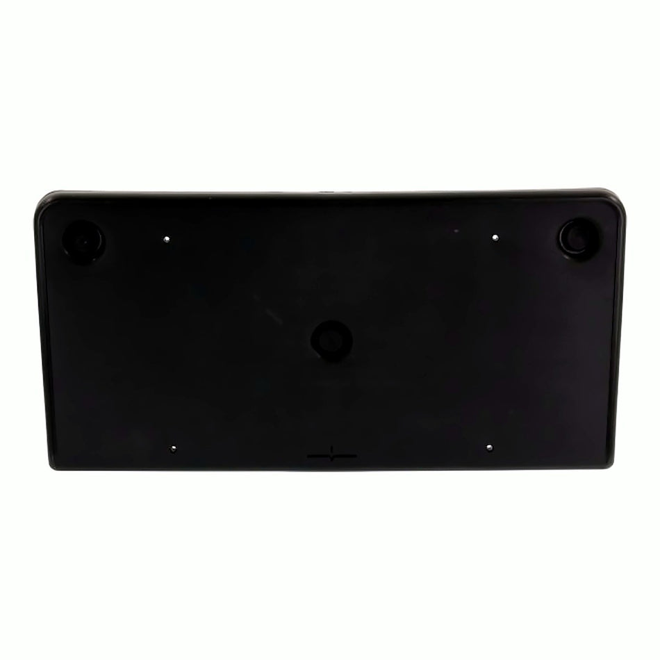 2011-2014 Volkswagen Jetta License Plate Bracket Front (Matte-Black) Sdn – Front View (VW1068102)