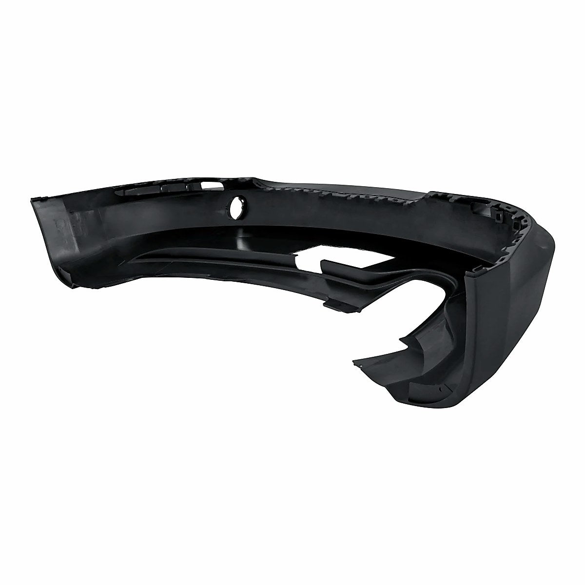 2009-2017 Volkswagen Tiguan Bumper Rear Lower Textured Black Without Sensor/R-Line With Hitch Hole_VW1115104-3