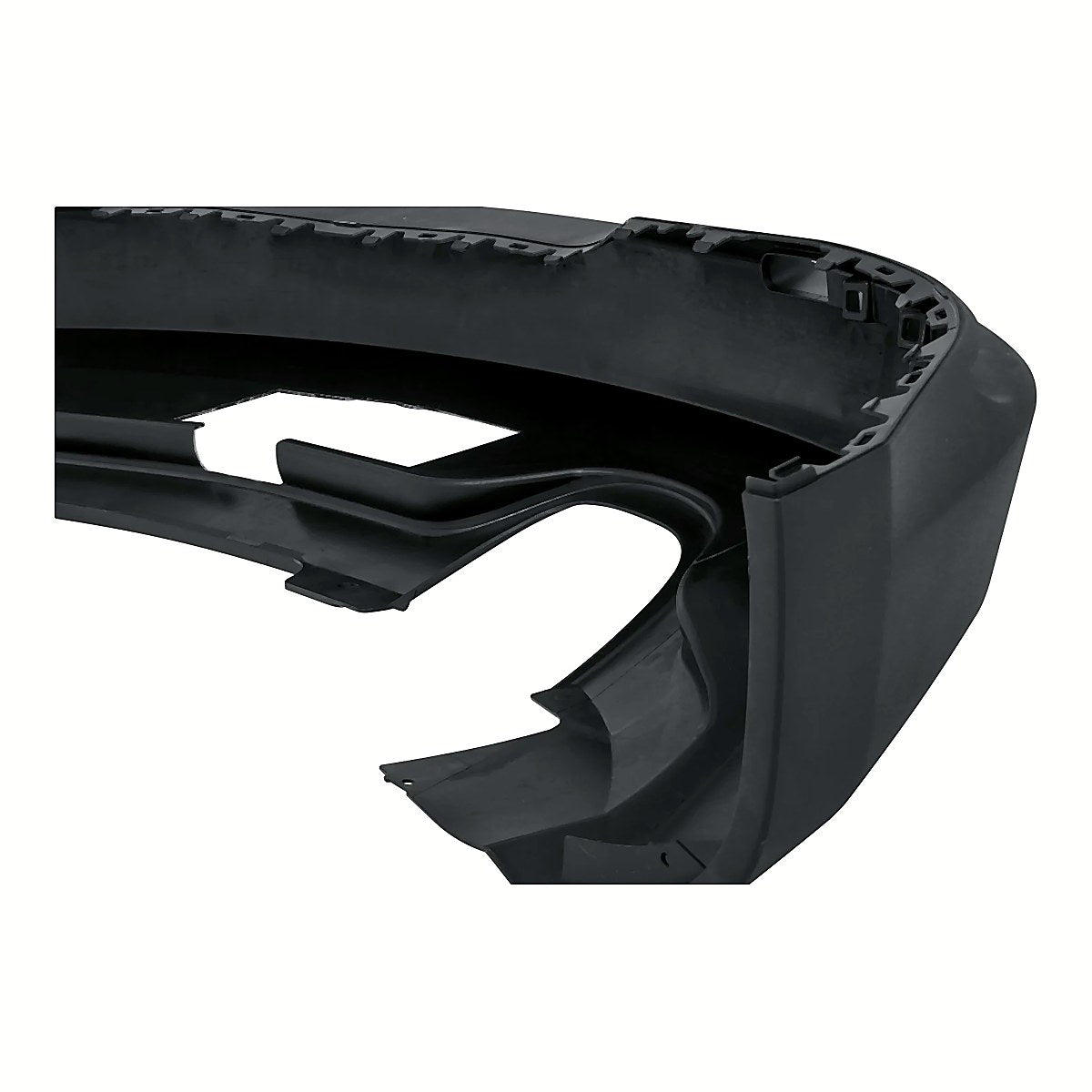 2009-2017 Volkswagen Tiguan Bumper Rear Lower Textured Black Without Sensor/R-Line With Hitch Hole_VW1115104-5