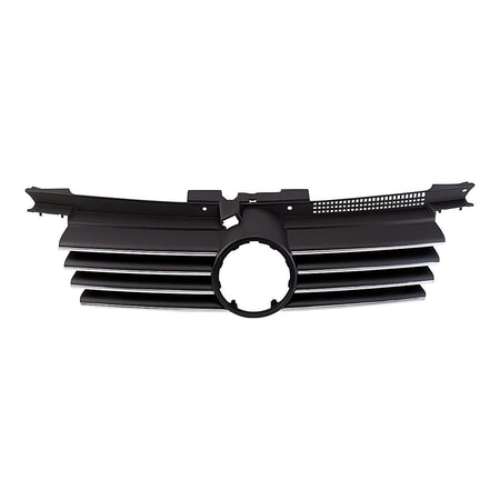 1999-2005 Volkswagen Jetta Grille Matte Black With Chrome – Front View (VW1200138)