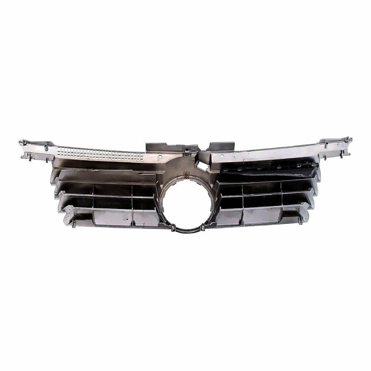 1999-2005 Volkswagen Jetta Grille Matte Black With Chrome – Back View (VW1200138)