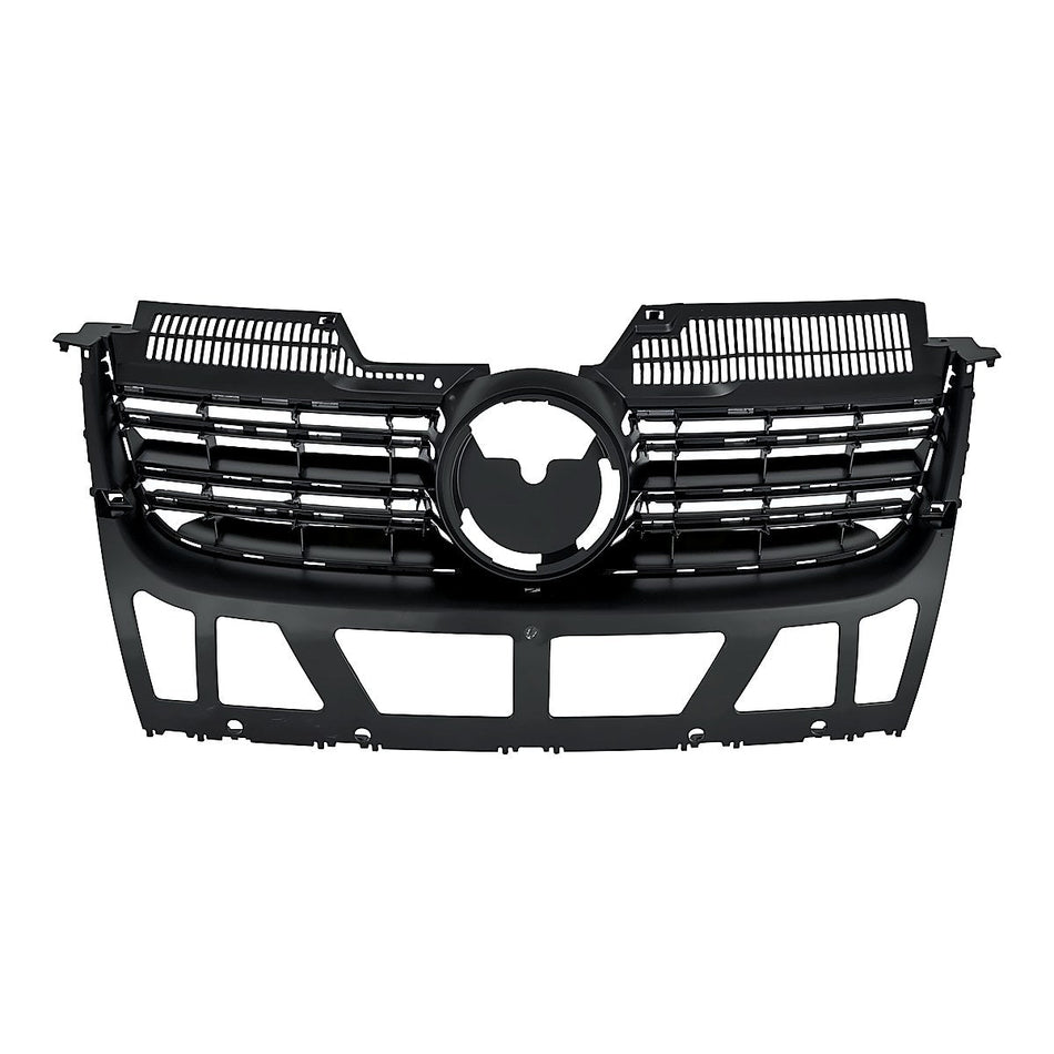 2005-2010 Volkswagen Jetta Grille Ptm Primed Black – Front View (VW1200139)