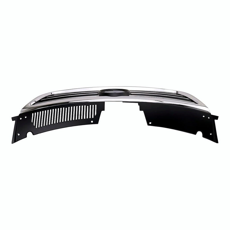 2006-2010 Volkswagen Passat Grille Chrome/Black Requires 150Mm Emblem And Trim Ring – Side View (VW1200142)