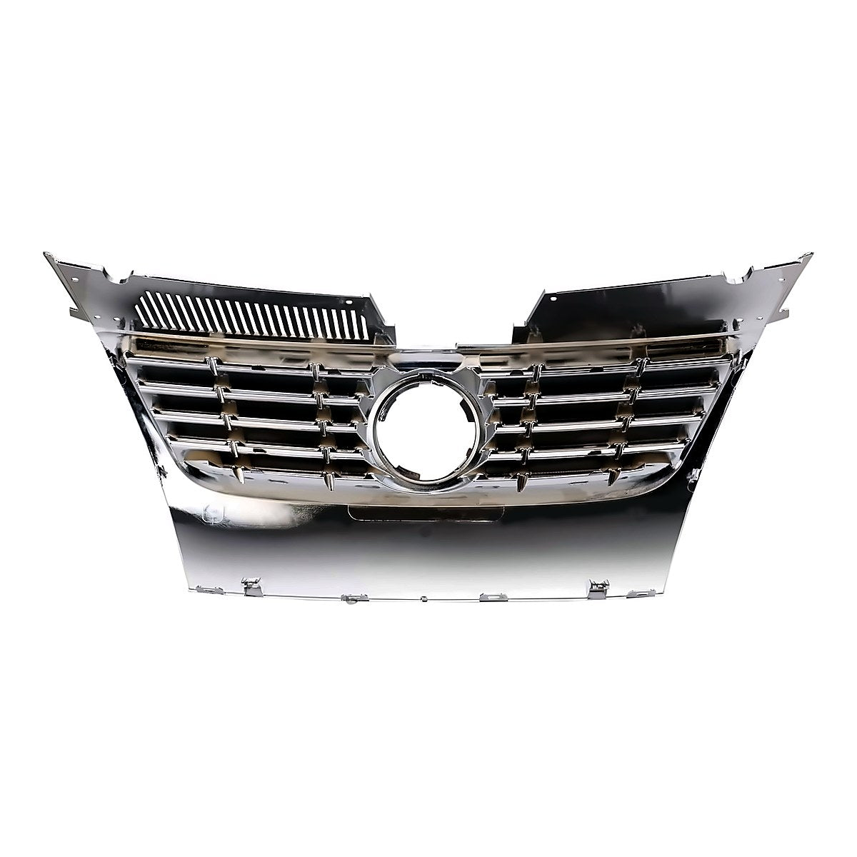 2006-2010 Volkswagen Passat Grille Chrome/Black Requires 150Mm Emblem And Trim Ring – Back View (VW1200142)