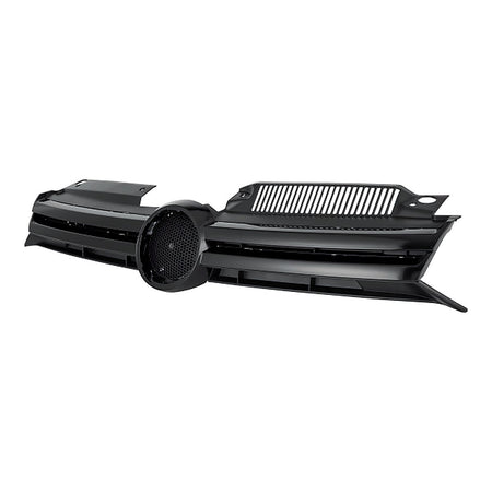 2010-2014 Volkswagen Golf Grille Black With Painted Black Molding – Side View (VW1200150)