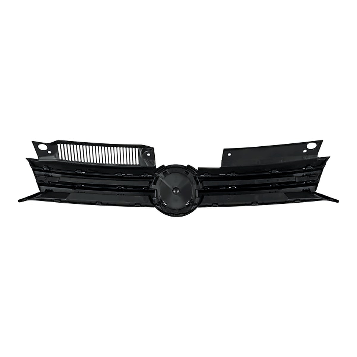 2010-2014 Volkswagen Golf Grille Black With Painted Black Molding – Back View (VW1200150)