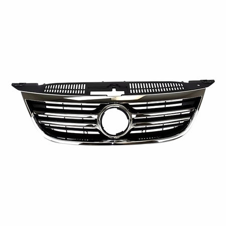 2009-2011 Volkswagen Tiguan Grille Black With Chrome Moulding – Front View (VW1200152)
