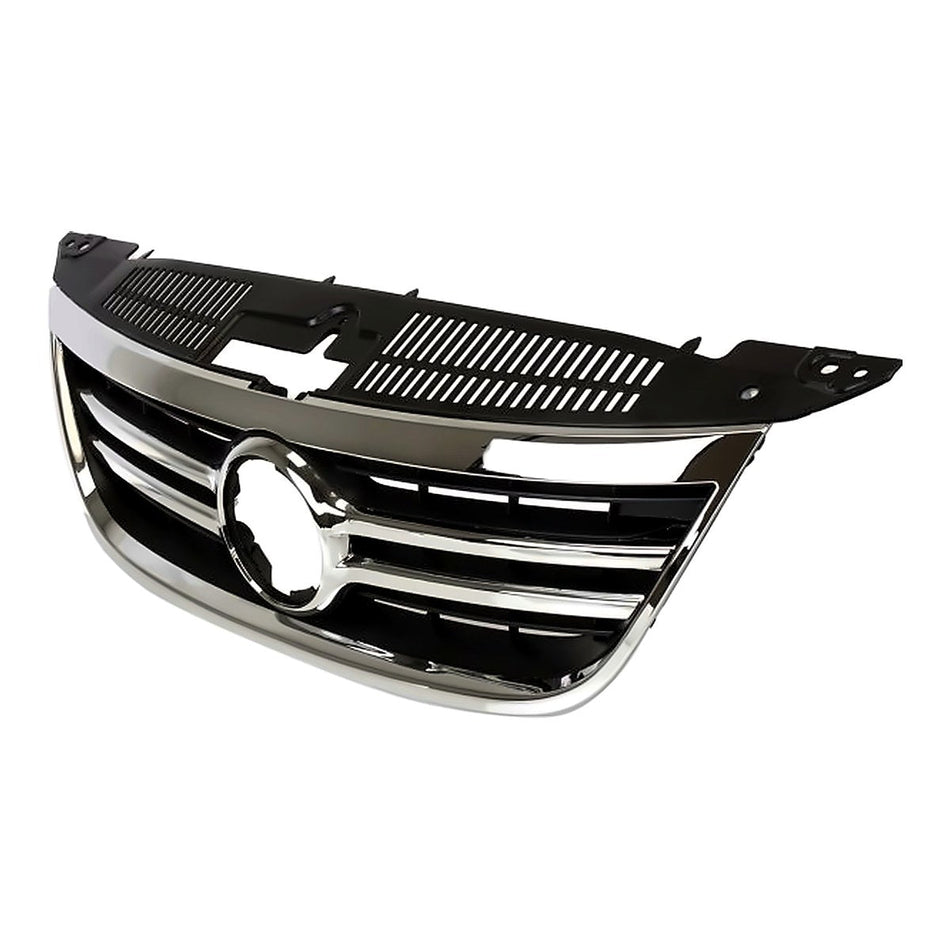2009-2011 Volkswagen Tiguan Grille Black With Chrome Moulding – Side View (VW1200152)