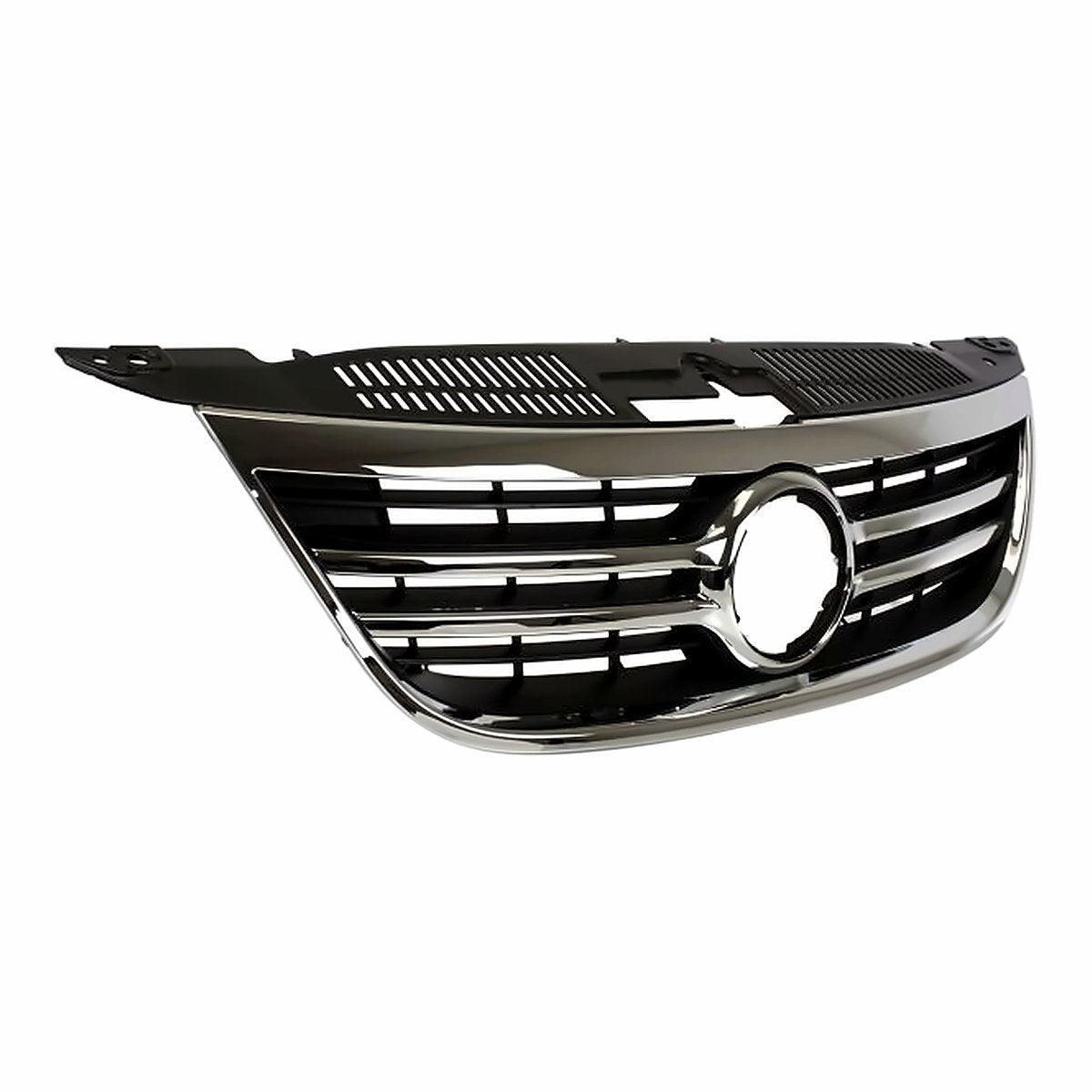 2009-2011 Volkswagen Tiguan Grille Black With Chrome Moulding – Side View (VW1200152)