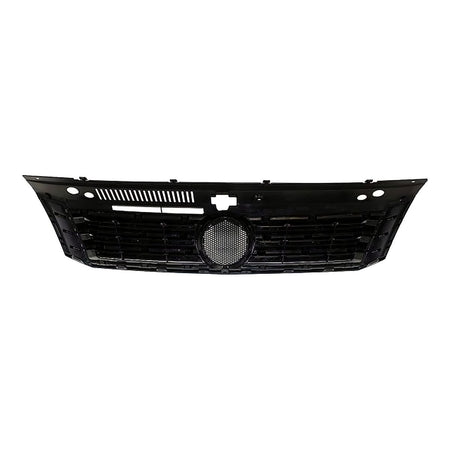 2012-2015 Volkswagen Passat Grille Painted-Black With 6 Vertical Chrome Mldg Strips – Back View (VW1200153)
