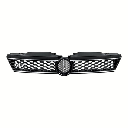 2011-2014 Volkswagen Jetta Grille Black/Chrome With Honeycomb Mesh – Front View (VW1200157)