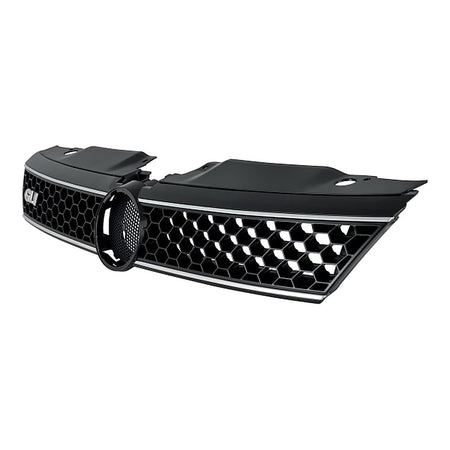 2011-2014 Volkswagen Jetta Grille Black/Chrome With Honeycomb Mesh – Side View (VW1200157)