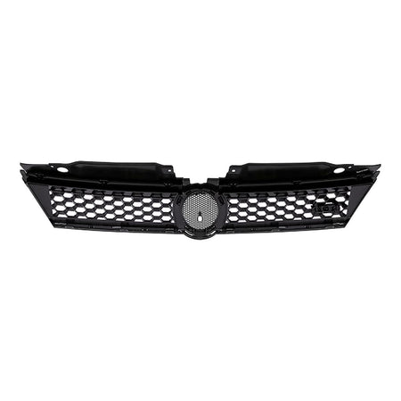 2011-2014 Volkswagen Jetta Grille Black/Chrome With Honeycomb Mesh – Back View (VW1200157)