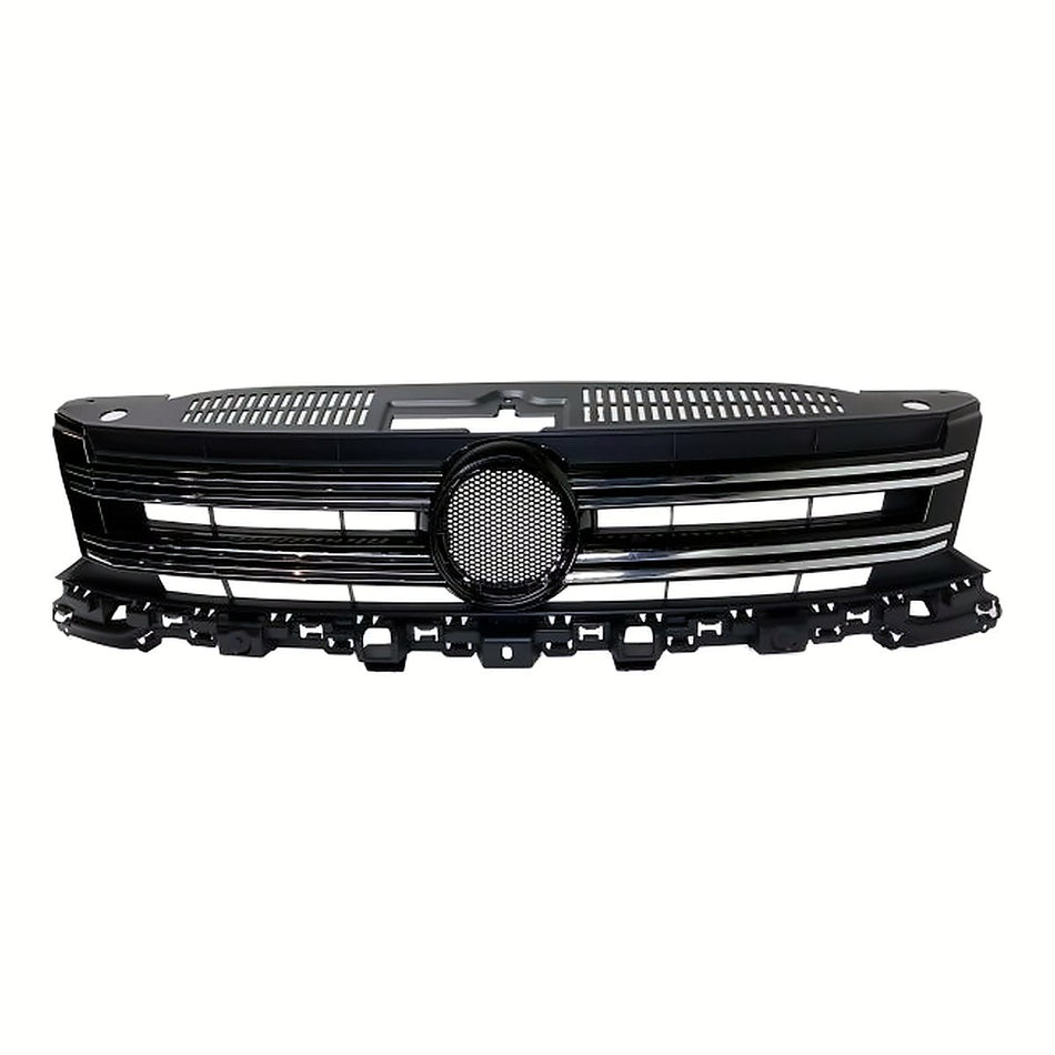 2012-2017 Volkswagen Tiguan Grille Black With Chrome Moulding – Front View (VW1200160)