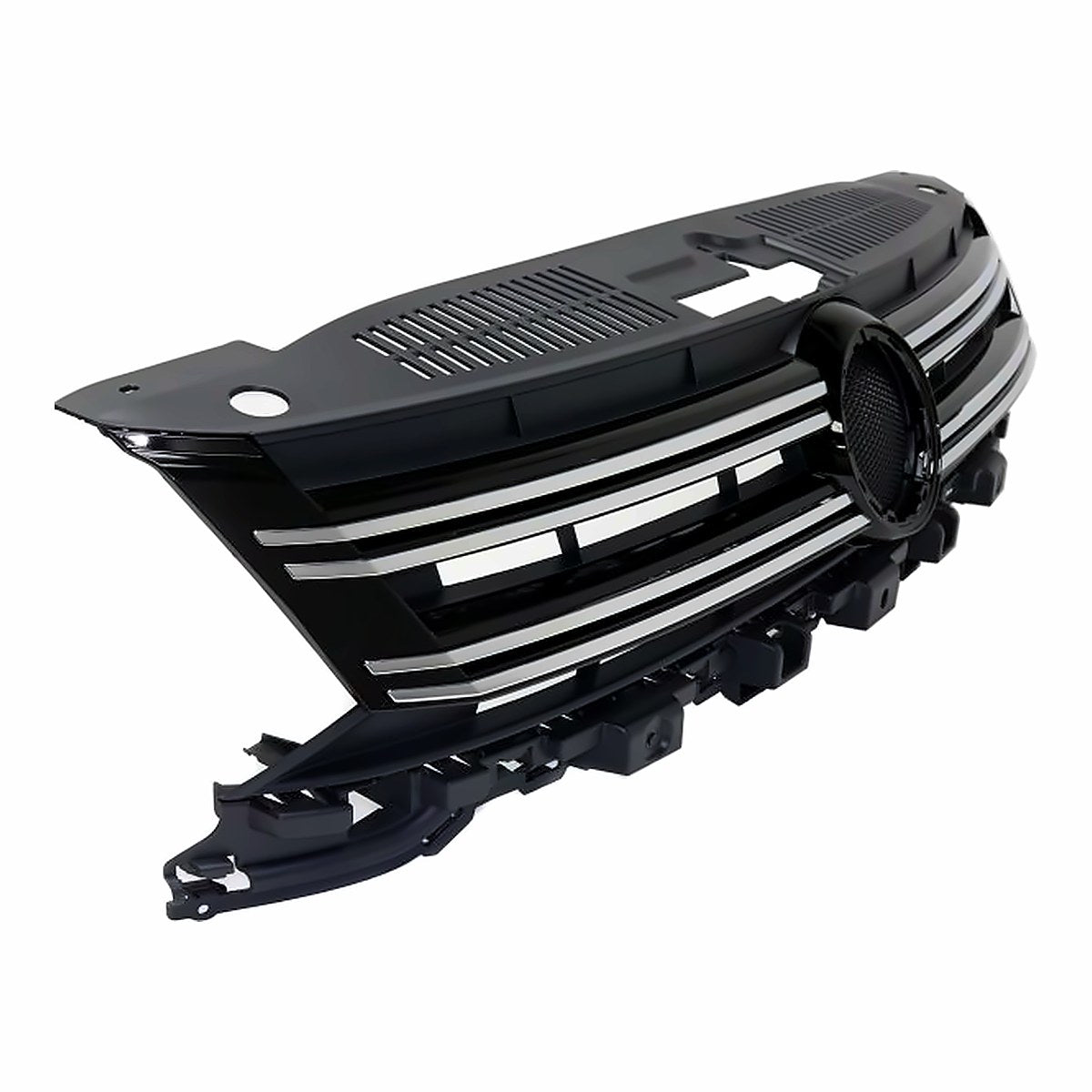 2012-2017 Volkswagen Tiguan Grille Black With Chrome Moulding – Side View (VW1200160)