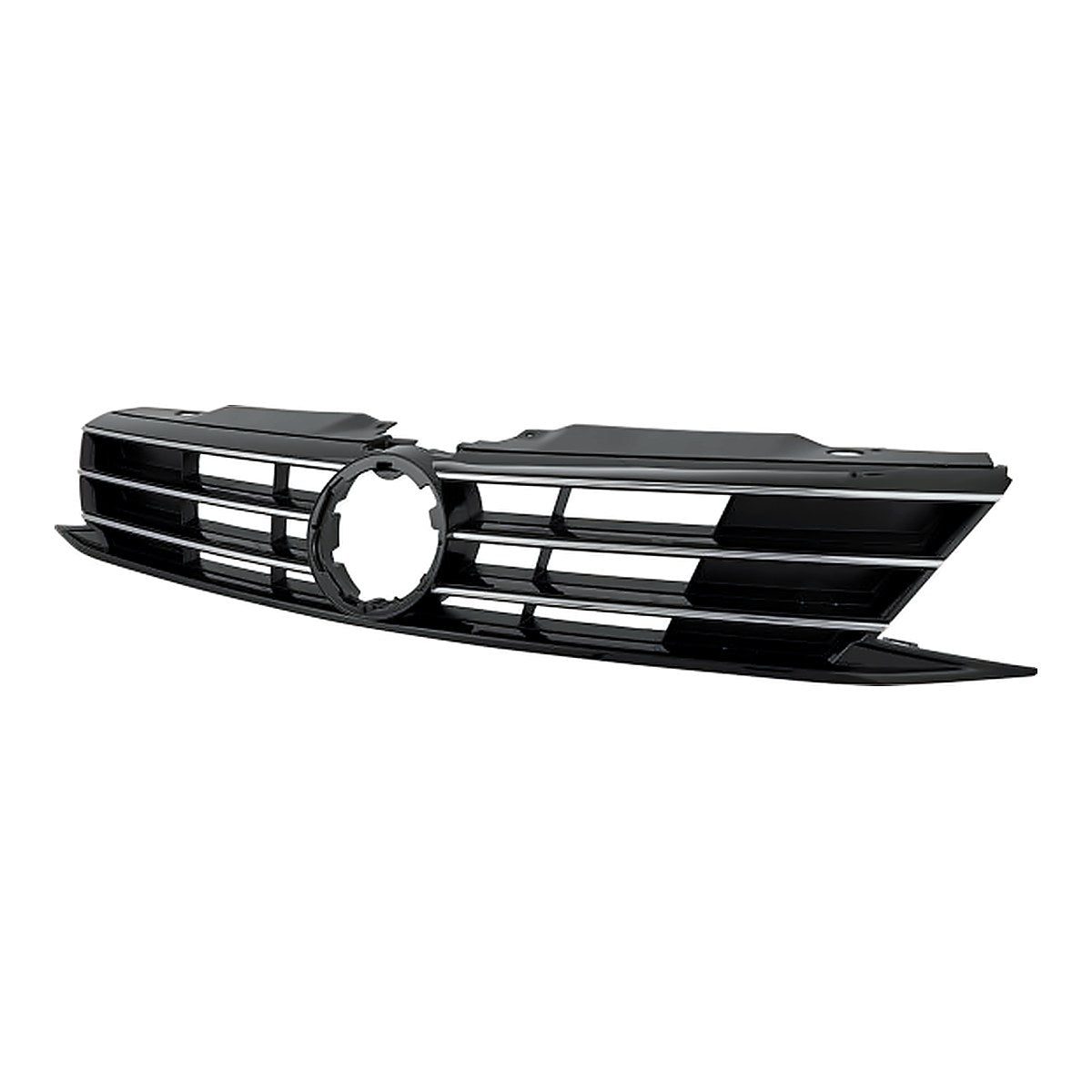 2015-2018 Volkswagen Jetta Grille Black With Chrome Moulding Exclude Gli With Collision Warning Sdn Same As Vw1200165 – Side View (VW1200168)