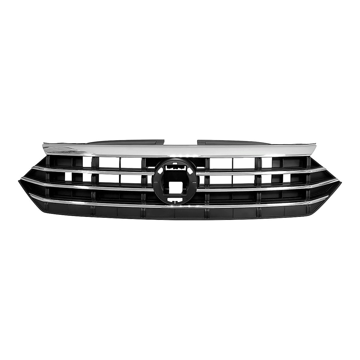 2019-2021 Volkswagen Jetta Grille Black With Chrome Moulding Exclude Gli/R-Line – Front View (VW1200173)